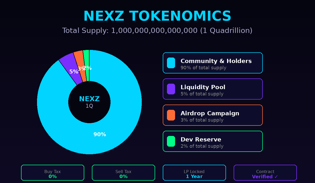 NEXZ Tokenomics